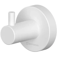 Крючок Whitecross Ergo ER2210WH для ванны, белый матовый