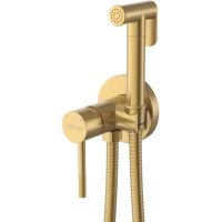 Гигиенический душ Cezares Relax RELAX-DIF-BORO со смесителем, золотой матовый