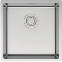 Кухонная мойка Paulmark Lassan LA44-BS 44x44 см, нержавеющая сталь