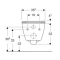 Унитаз подвесной Geberit Smyle Square 500.685.01.1 безободковый, с сиденьем микролифт, белый - 5