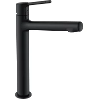 Смеситель для раковины Vincea Feerie VBF-5FE2MB без донного клапана, черный матовый