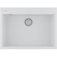 Кухонная мойка Paulmark Acrystone Decoration White PM936950-WH 69x50 см, белый