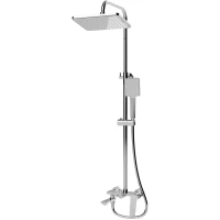 Душевая система Knotlor Muse KN-62 280x190 мм, со смесителем, хром