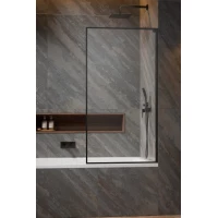Шторка на ванну Radaway Modo F SL Black PNJ II 70 Right 10406070-54-01R профиль черный матовый, стекло прозрачное