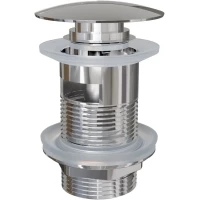 Донный клапан для раковины Knotlor BM9011C с переливом, хром