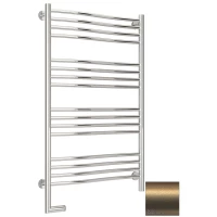 Полотенцесушитель электрический 1000x600 золотой матовый МЭМ левый Сунержа Флюид 2.0 032-5220-1060