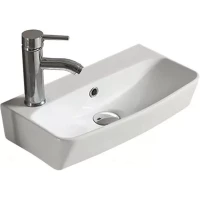 Раковина-чаша CeramaLux 9055 46x25,5 см, накладная, подвесная, белый