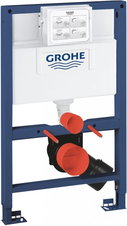 Инсталляционная система для подвесного унитаза Grohe Rapid SL 38526000 впускной выпускной патрубок для унитаза grohe