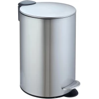 Мусорное ведро WeltWasser Betta MT 10000013408 12л, с педалью, нержавеющая сталь