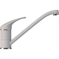 Смеситель для кухни серый Polygran Низкий 726316