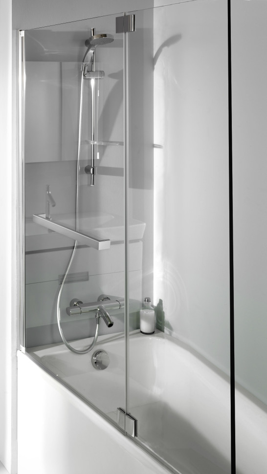 Шторка для ванны 100 см прозрачный Jacob Delafon Adequation E4931-GA