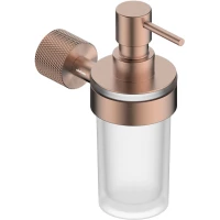Дозатор для жидкого мыла Abber Pol 316 AA1959BRG настенный, розовое золото матовый