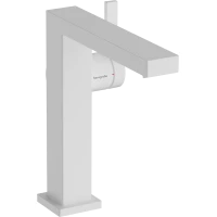 Смеситель для раковины Hansgrohe Tecturis E 73040700 CoolStart, с донным клапаном, белый матовый