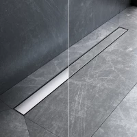 Душевой трап (лоток) Am.Pm MasterFlow W01SC-U11-090-04SB 88,6 см, с решеткой, 2 в 1 под плитку, матовый хром