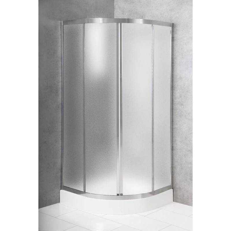 Душевой уголок 90x90 см BelBagno DUE-R-2-90-P-Cr текстурное Душевой уголок 90x90 см BelBagno DUE-R-2-90-P-Cr текстурное