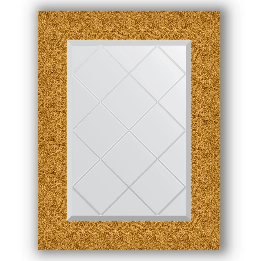 Зеркало 56x74 см чеканка золотая Evoform Exclusive-G BY 4022 гравюра золотая монстр трак 18 × 24 см