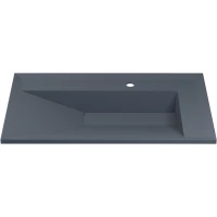 Раковина Uperwood Lotus 29192031 80x50 см L, накладная, бетон