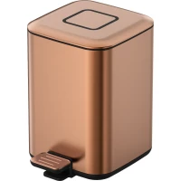 Мусорное ведро Boheme 10948-BRB 7л, с педалью, бронза матовая