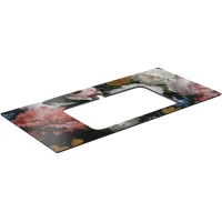 Столешница 100 см для раковин встраиваемых сверху Kerama Marazzi Plaza Modern Парк Роз PL2.VT95\100