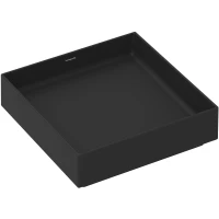 Раковина-чаша Hansgrohe Xuniva Evo E 60324670 40x40 см, накладная, черный матовый