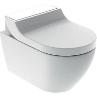 Унитаз подвесной Geberit AquaClean Tuma Comfort 146.294.SI.1 безободковый, с функцией биде, белый