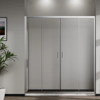 Душевая дверь Vincea City VDS-5CT2170CL 170 см, профиль хром, стекло прозрачное
