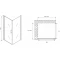 Душевой уголок 100x80 см Abber Sonnenstrand AG04100-S80 прозрачное Душевой уголок 100x80 см Abber Sonnenstrand AG04100-S80 прозрачное - 4