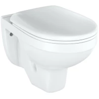 Унитаз подвесной Rosa Рио 4610119205256 с сиденьем, белый