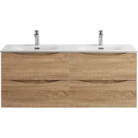 Тумба под раковину BelBagno Marino Rovere Bianco MARINO-CER-N-1200-4C-SO-WO-P 120,2 см, подвесная, белый дуб