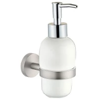 Дозатор для жидкого мыла Allen Brau Priority 6.31006-BN настенный, никель матовый