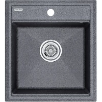 Кухонная мойка Paulmark Stepia PM114651-DG 46x51 см, графит 