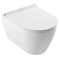 Унитаз подвесной Serel Saphire SP26SL безободковый, с сиденьем микролифт, белый