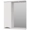 Зеркальный шкаф 60x74,5 см белый глянец L Misty Атлантик П-Атл-4060-010Л - 2
