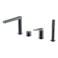 Смеситель на борт ванны Boheme Venturo 370-SGM