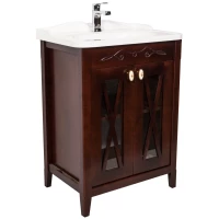 Тумба с раковиной орех антикварный 65 см Orange Villi Villi-65TU+RA