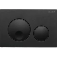 Кнопка смыва Cezares Relax RELAX-BTN-NOP для инсталляции, черный матовый