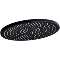 Верхний душ Gappo G006-25 254 мм, черный матовый