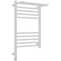 Полотенцесушитель электрический Сунержа Богема с полкой 3.1 30-6006-6040 600x400, МЭМ левый, белый матовый