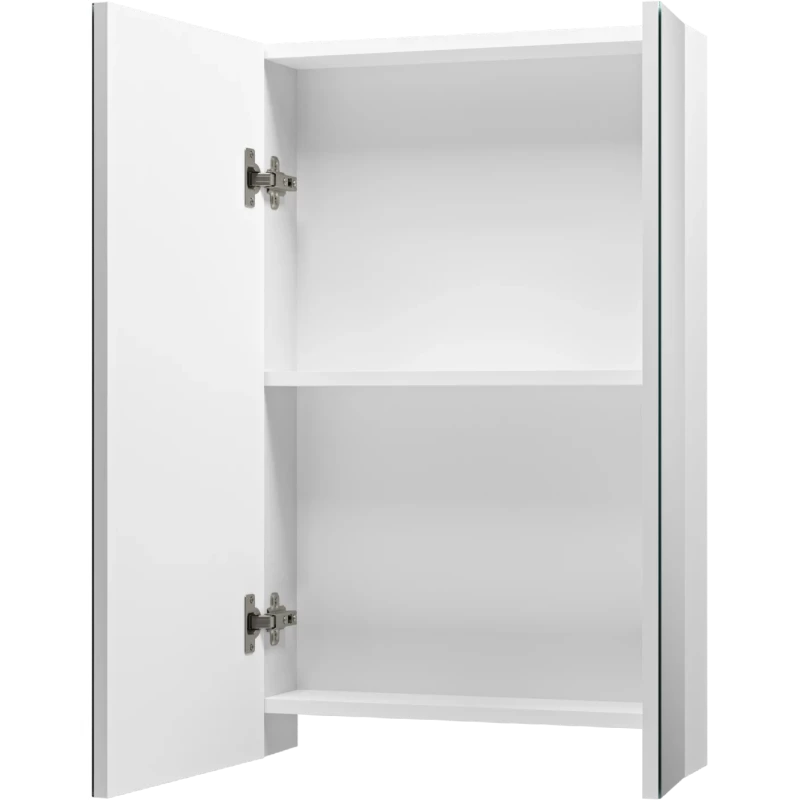 Зеркальный шкаф Misty Балтика Э-Бал04050-011 50x80 см L, белый глянец