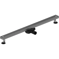 Душевой трап (лоток) WasserKRAFT Naab 86D90GR 90 см, с решеткой, щелевой, графит