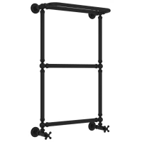 Полотенцесушитель водяной 860x500 черный матовый Сунержа Ренессанс 1386 31-0281-8650