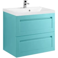 Тумба под раковину Art&Max Platino AM-Platino-580-2C-SO-MM 57 см, подвесная, ментол матовый