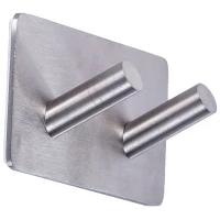 Крючок Ridder 131040100 двойной, для ванны, нержавеющая сталь