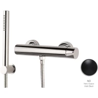 Смеситель для душа Emmevi Filobrass 85002B/NEO с душевым гарнитуром, черный матовый
