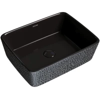 Раковина-чаша Grossman GR-3016BBL 48x37 см, накладная, черный