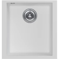 Кухонная мойка KuchenStern a-Granit Sub 45 200WH20 41x43,5 см, белый