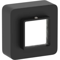 Накладка маскировочная 27x27 мм Сунержа 31-1030-0002 черный матовый