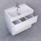 Комплект мебели белый 60 см Jorno Moduo Slim Mod.01.60/P/W + P-UM-MOD6OSL/1 + Mod.03.60/W - 2