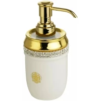 Дозатор для жидкого мыла Migliore Dubai 26593 настольный, золотой