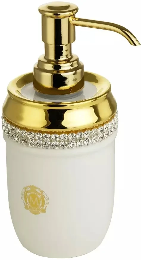 Дозатор для жидкого мыла Migliore Dubai 26593 настольный, золотой дозатор migliore elisabetta ml elb 60 117 cr